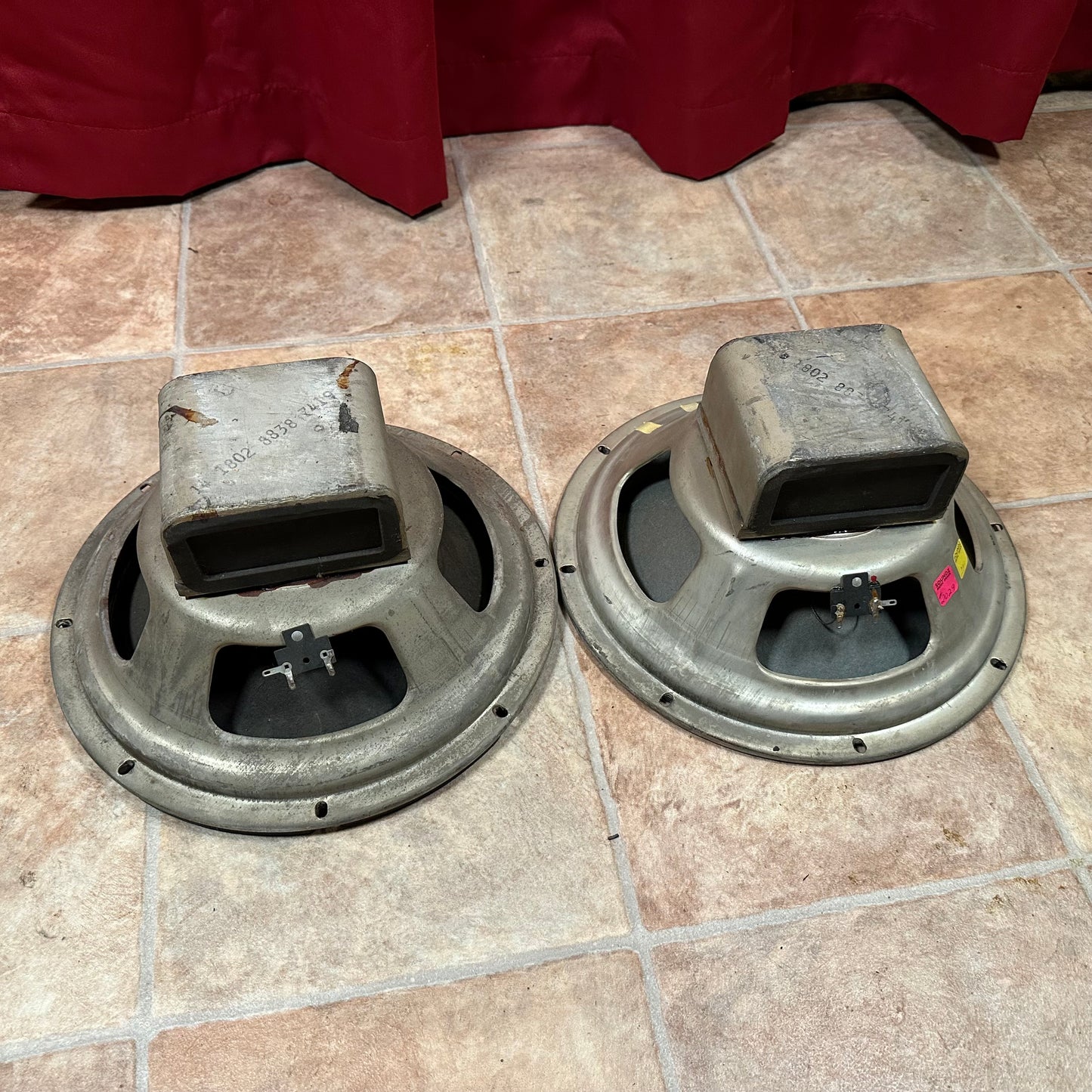 (2) Electro-Voice 12" Sentry Alnico Speaker Pair 1802 8838 7419
