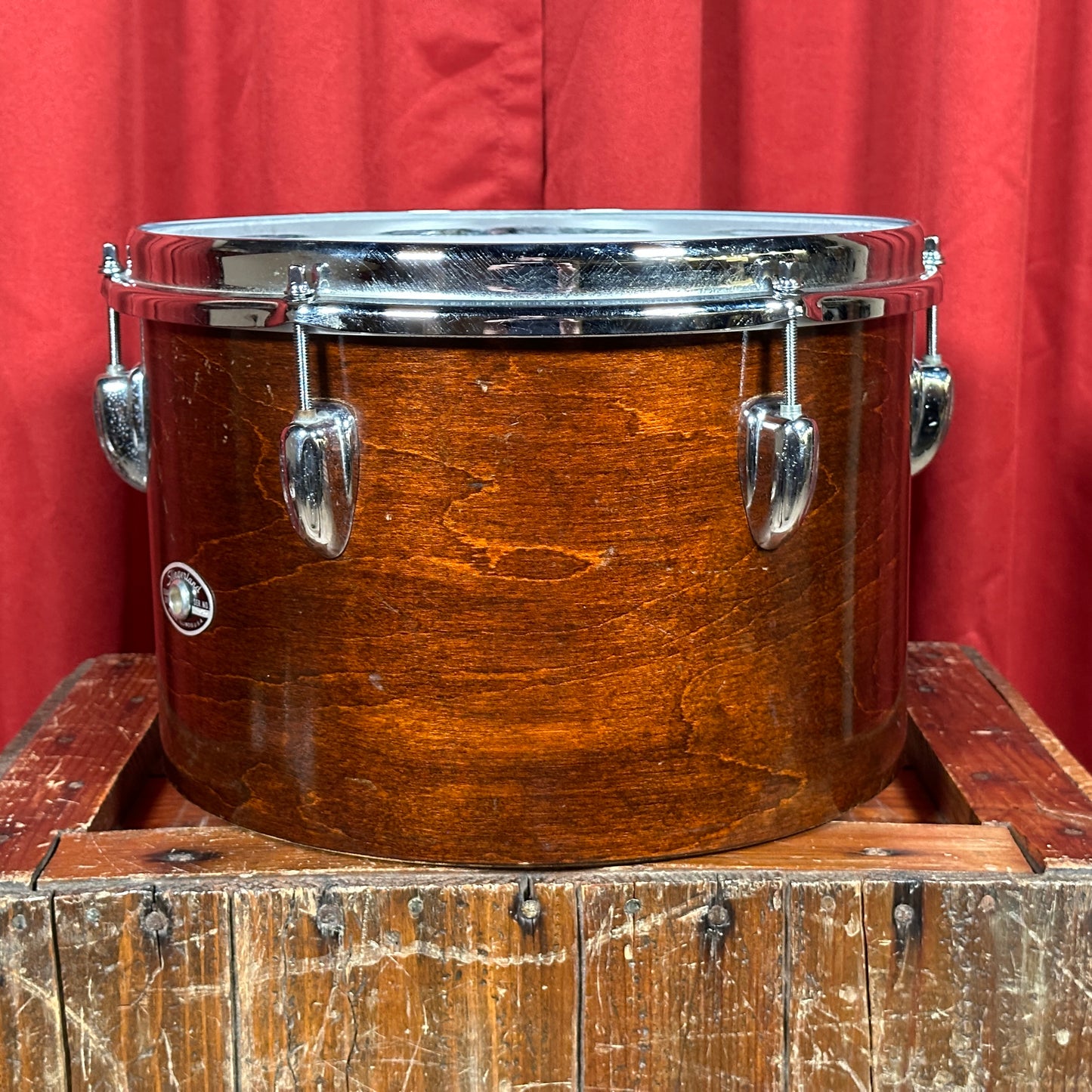 1970s Slingerland 8x12 Concert Tom Walnut
