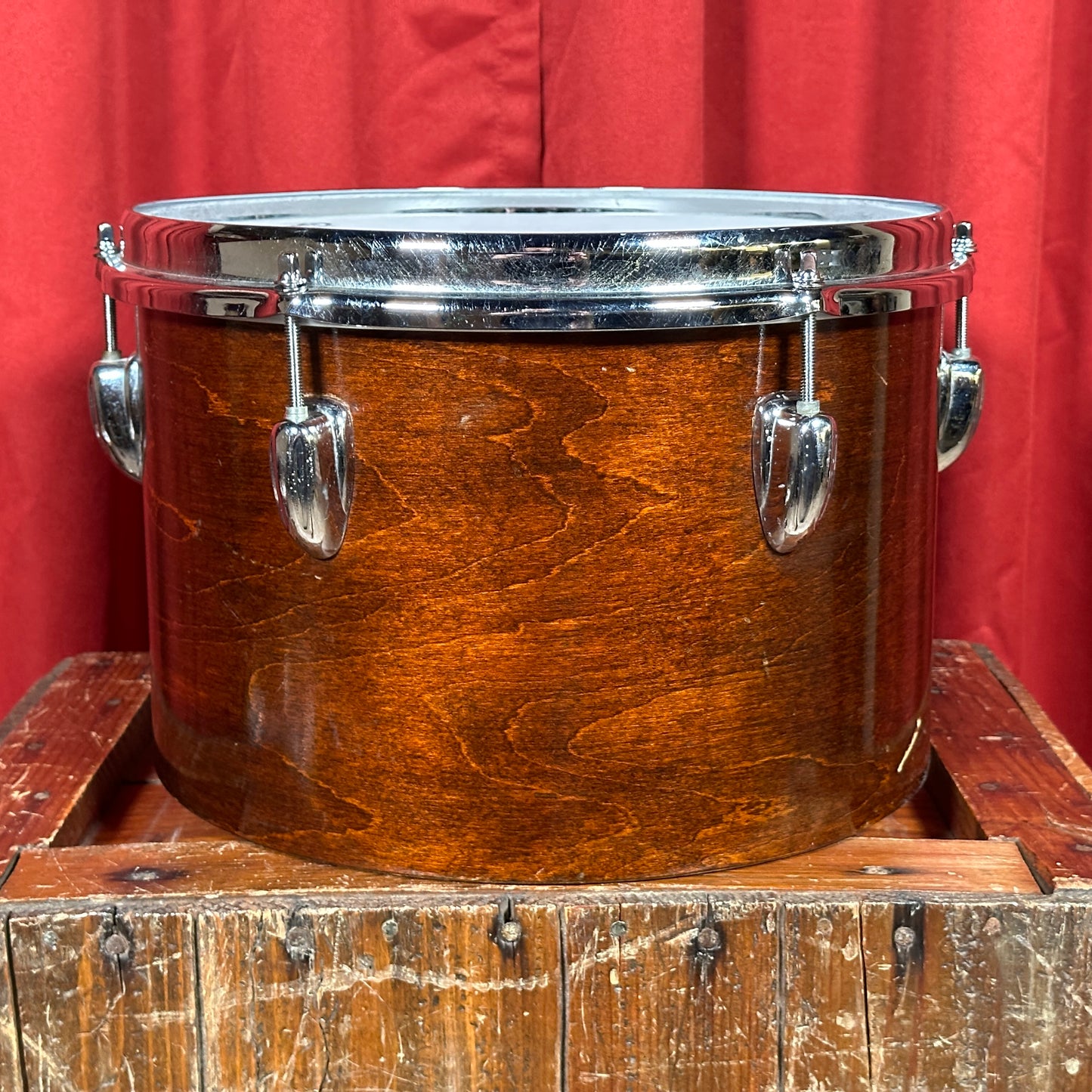 1970s Slingerland 8x12 Concert Tom Walnut