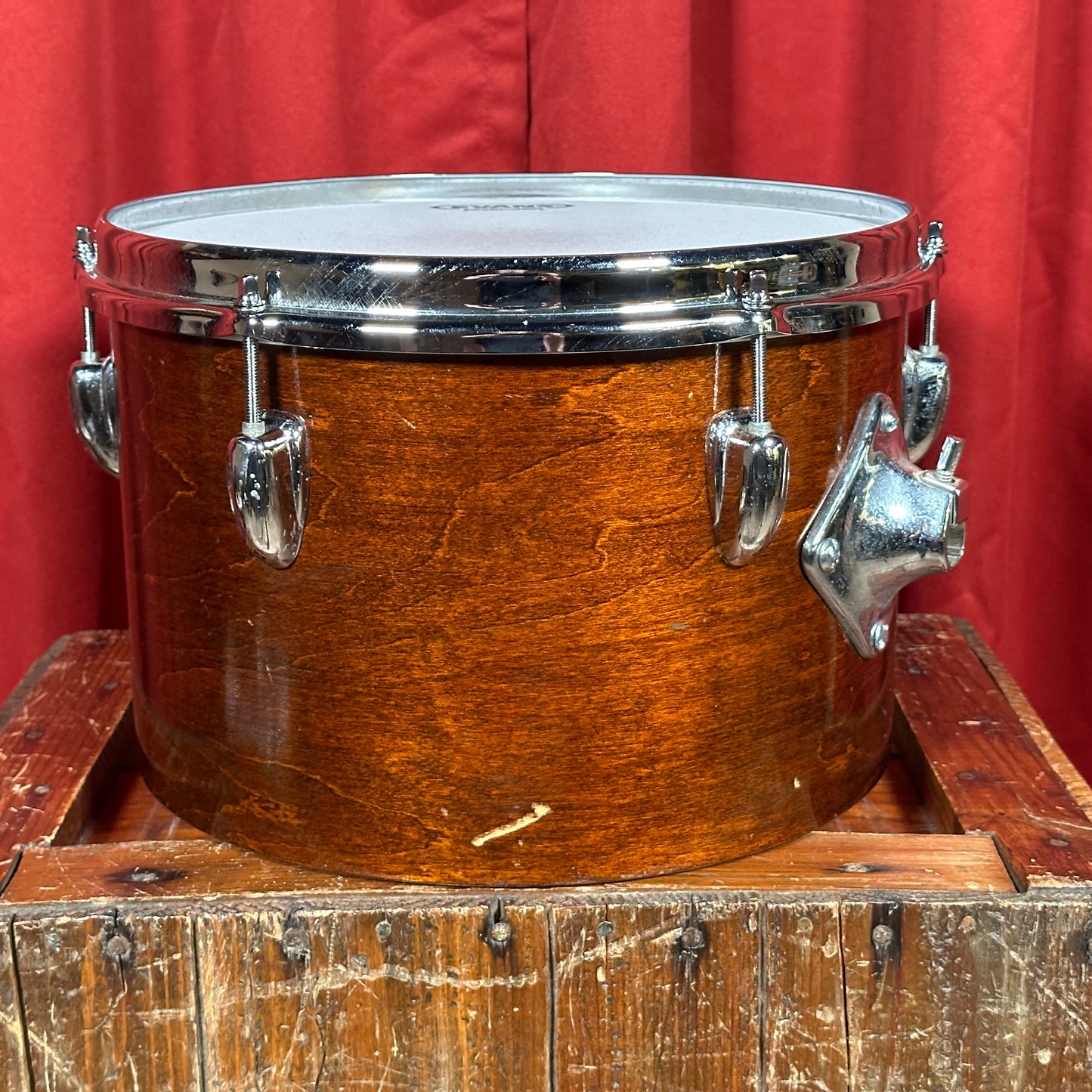 1970s Slingerland 8x12 Concert Tom Walnut