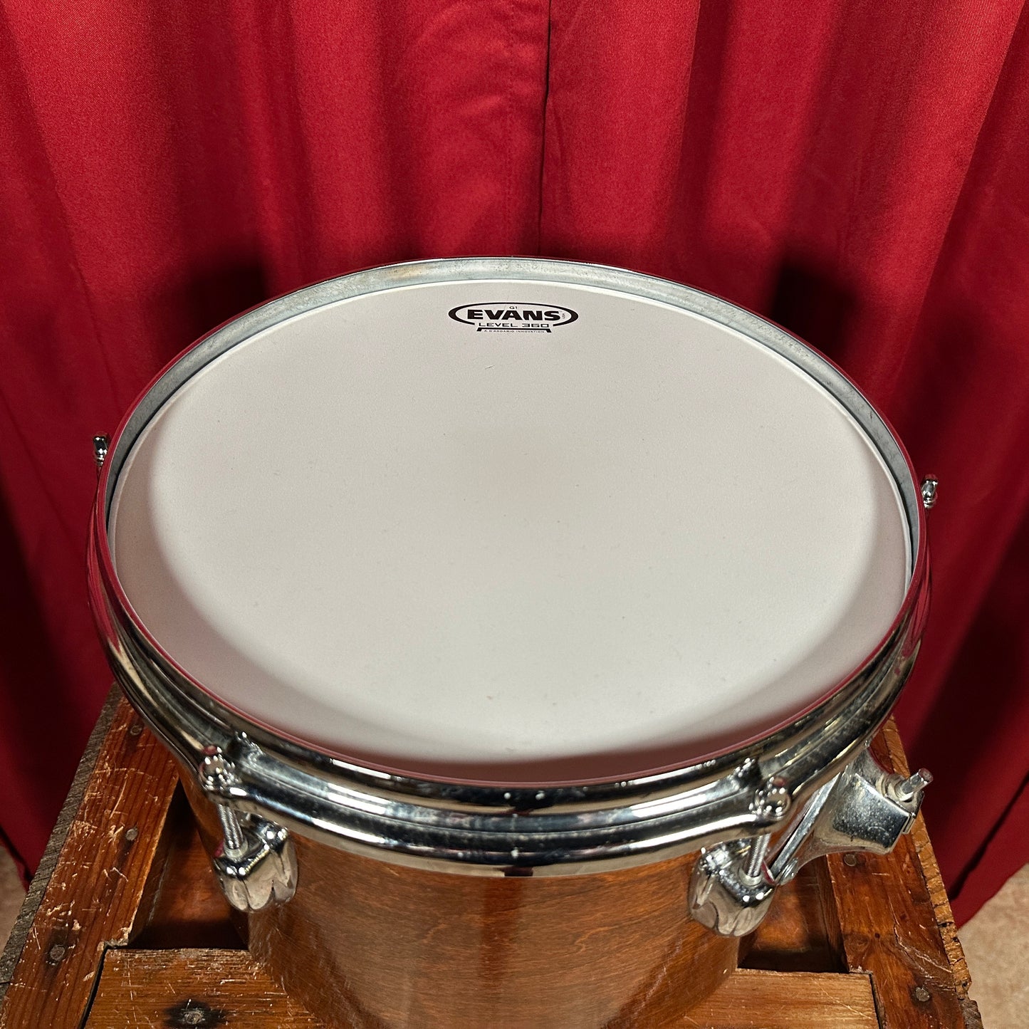 1970s Slingerland 8x12 Concert Tom Walnut
