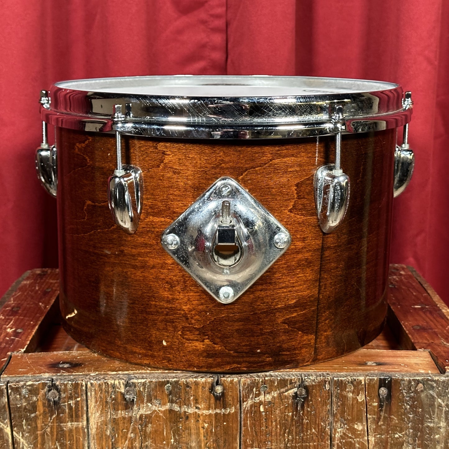 1970s Slingerland 8x12 Concert Tom Walnut