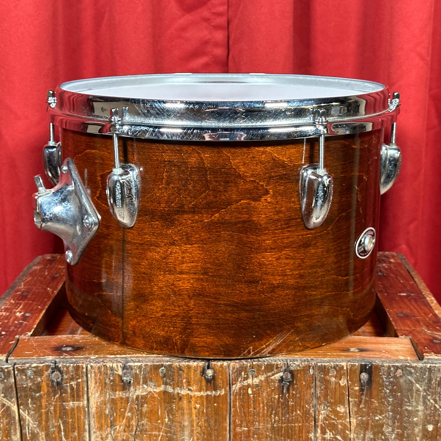 1970s Slingerland 8x12 Concert Tom Walnut
