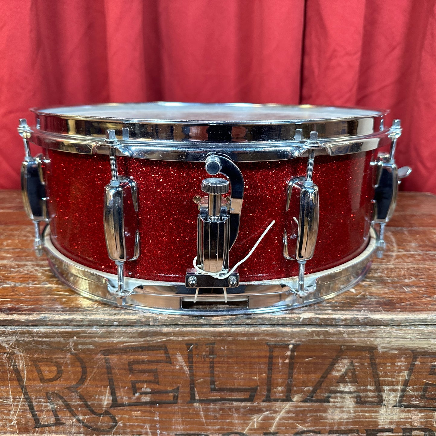 Vintage Star 5x14 Snare Drum Red Sparkle MIJ Tama Japan