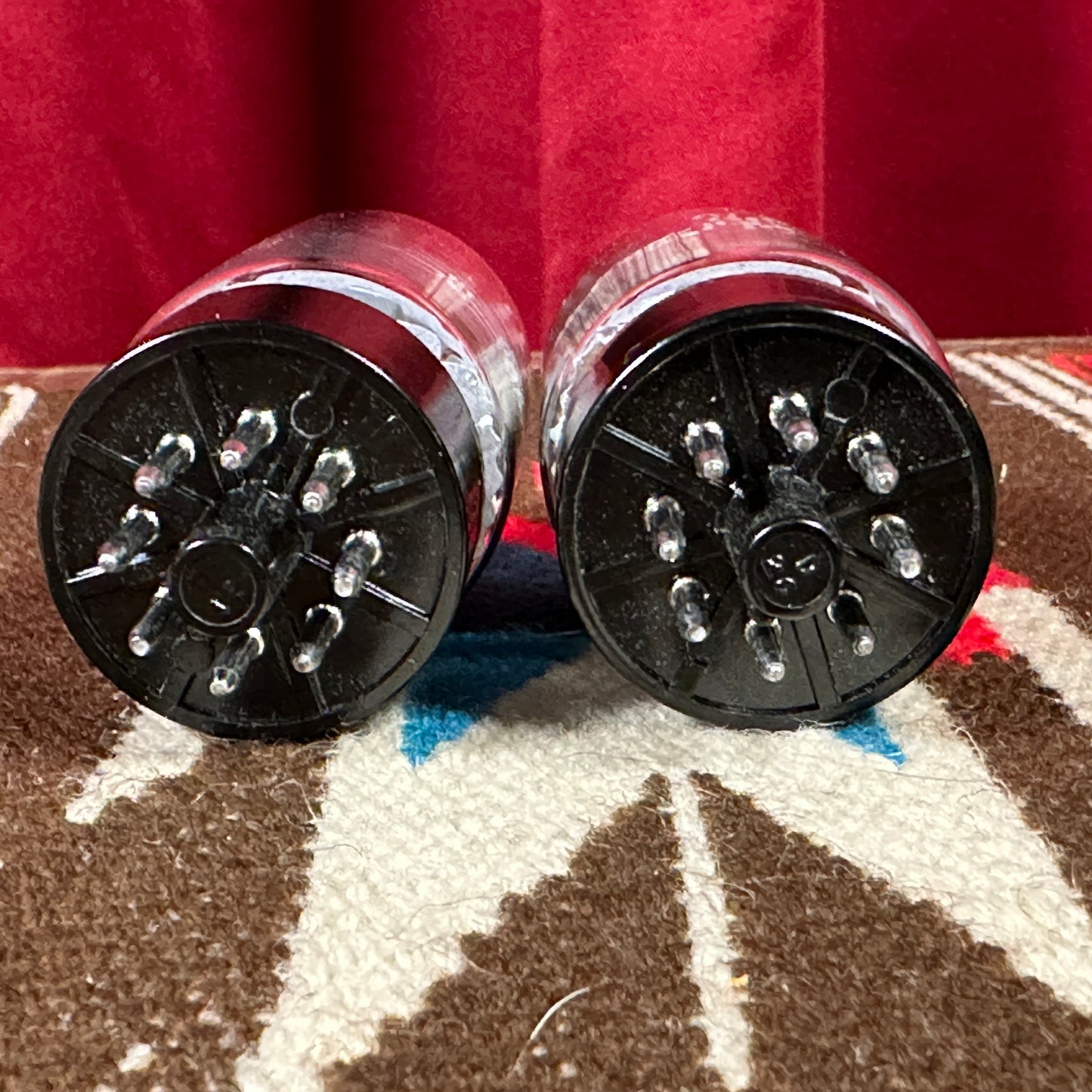 Vintage General Electric 6L6GC Amplifier Power Tubes Duet Set of 2 Made in USA GE #93