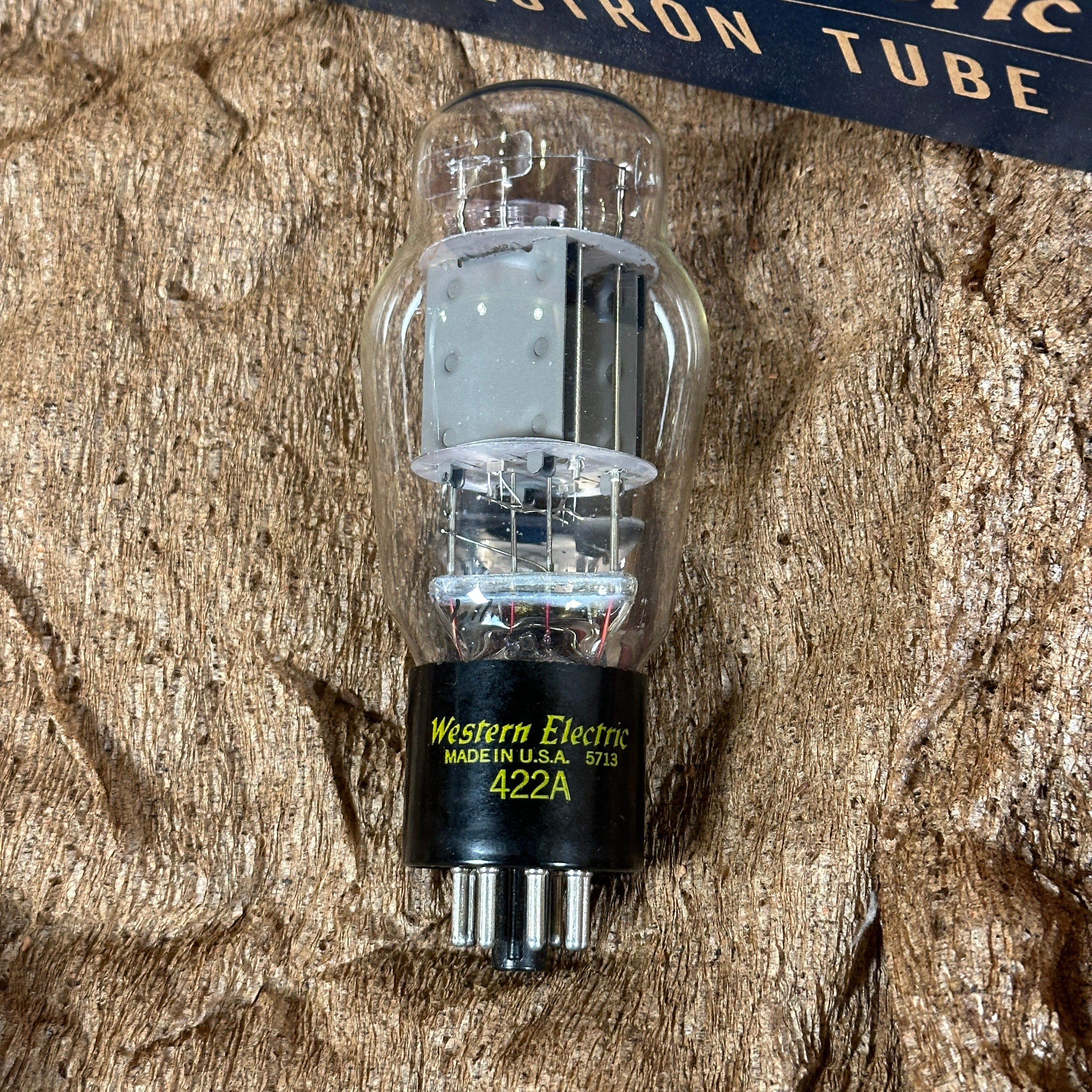 整流管　WESTERN ERECTRIC 422A NOS Western Electric 422A Rectifier Tube w/ Original Box #5