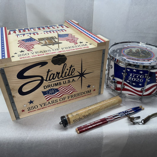 RCI Starlite America 250th Anniversary Limited Edition 8x14 Snare Drum