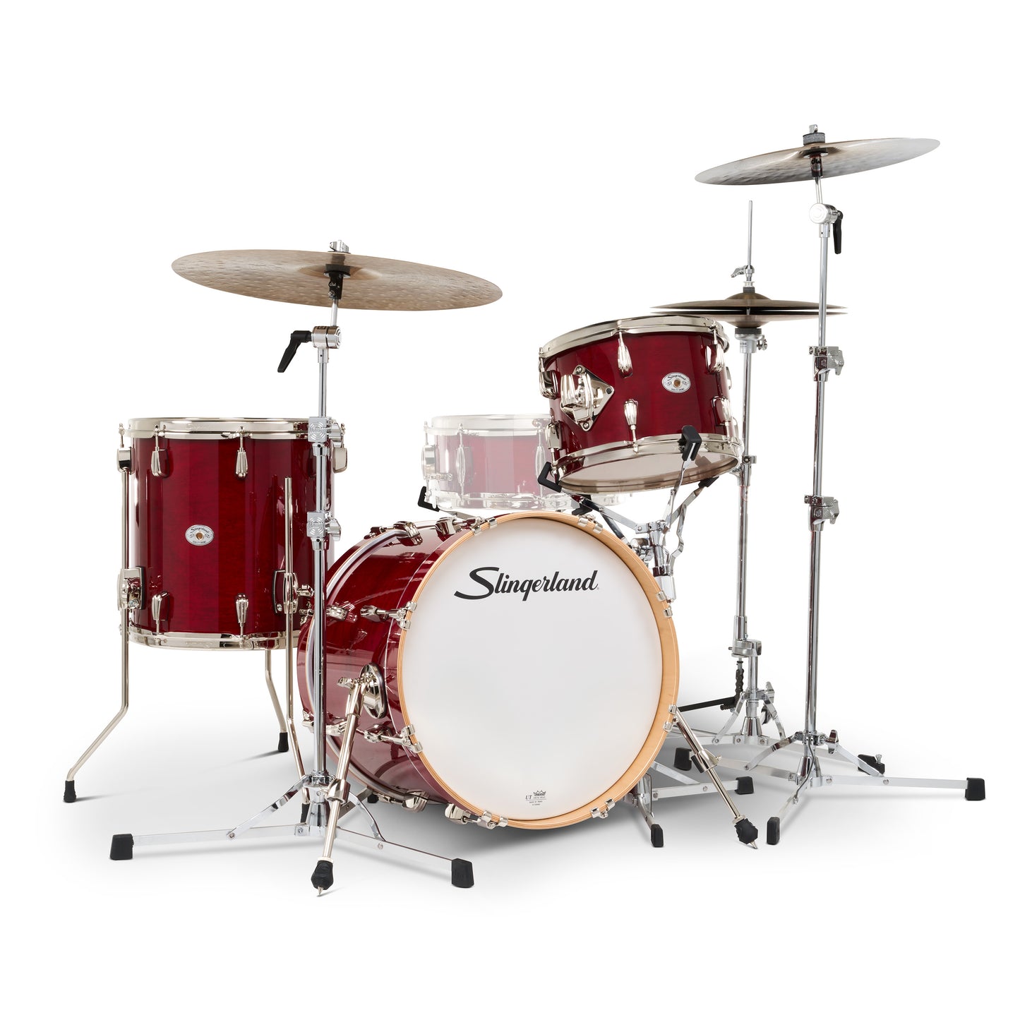 Slingerland Studio King Drum Set Royal Crimson Lacquer 18/12/14