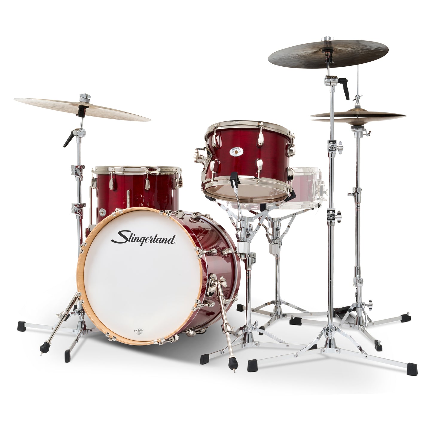 Slingerland Studio King Drum Set Royal Crimson Lacquer 18/12/14