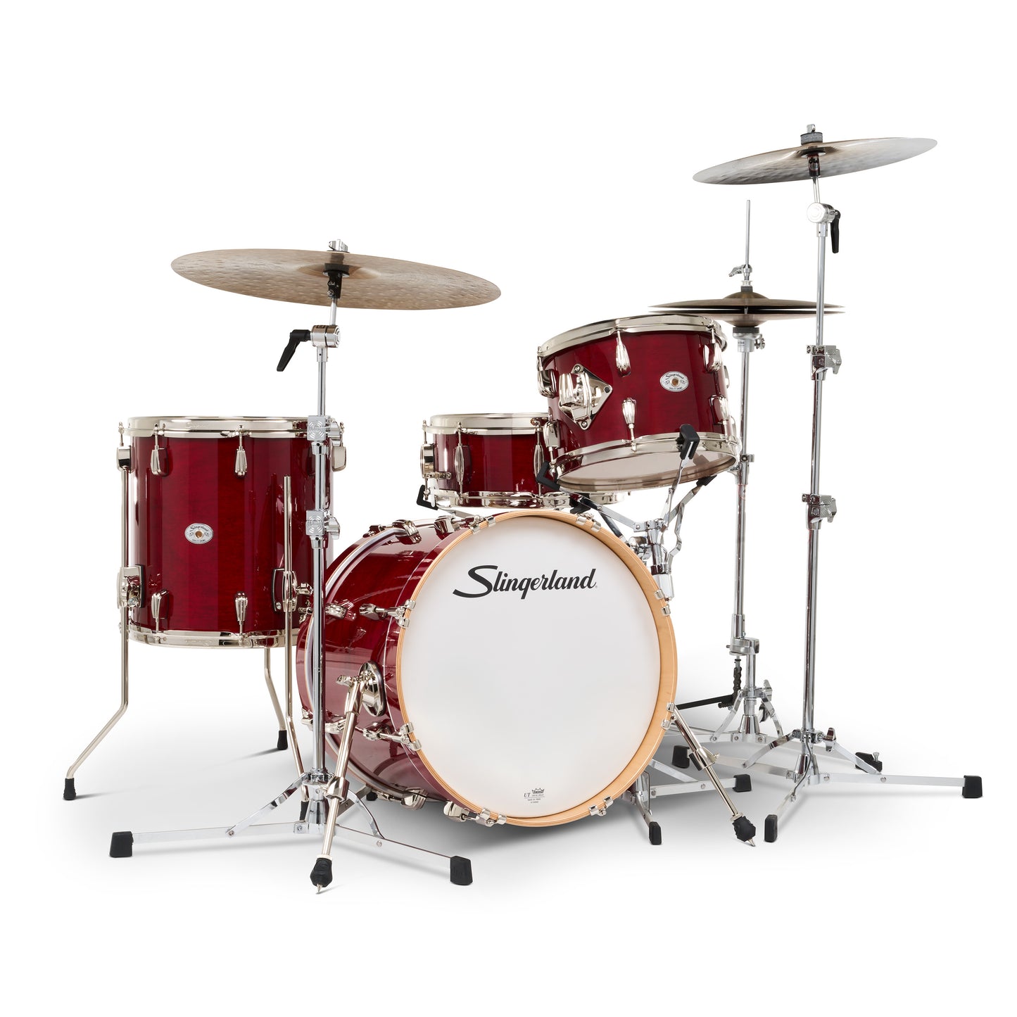Slingerland Studio King Drum Set Royal Crimson Lacquer 18/12/14 w/ 5.5x14 Snare Drum