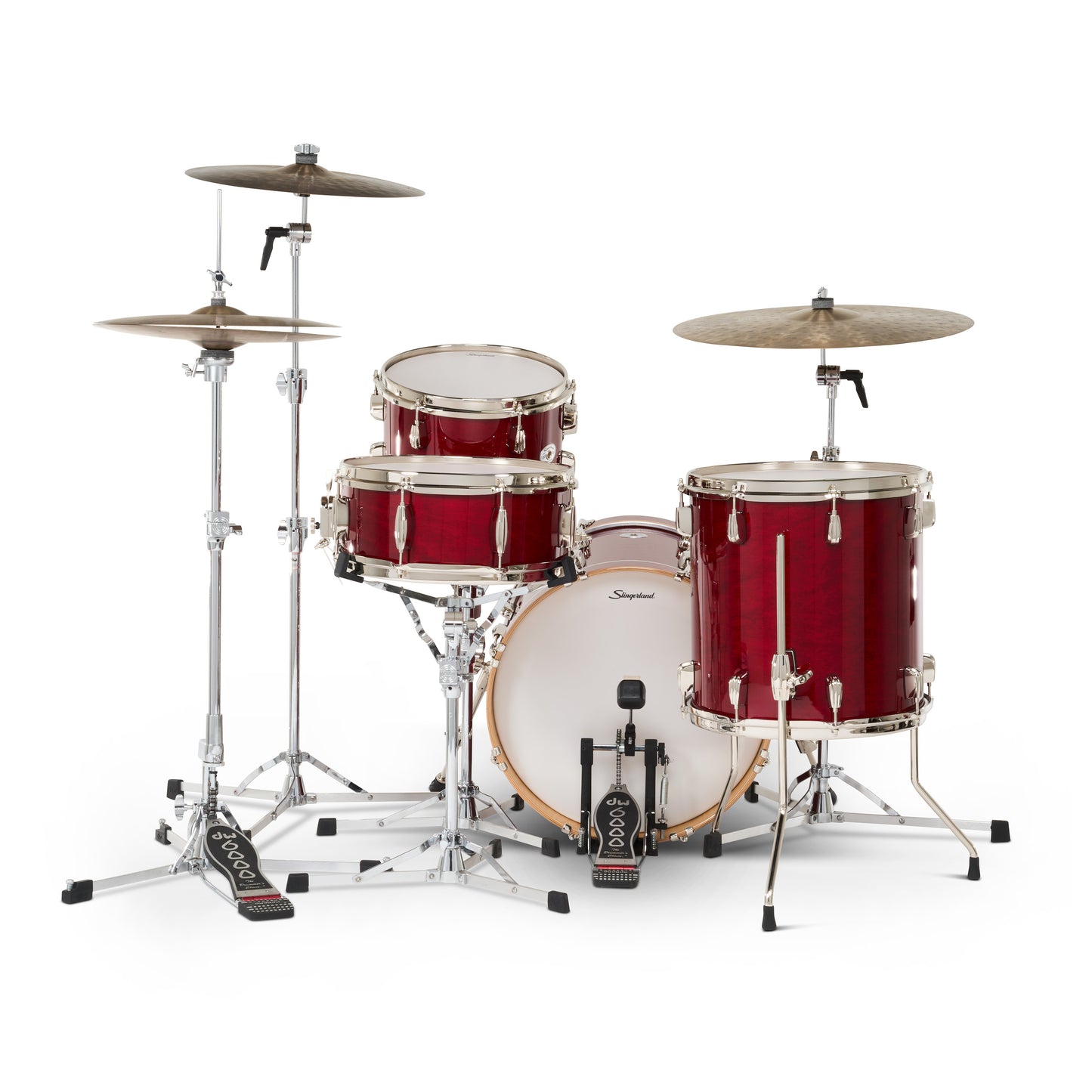 Slingerland Studio King Drum Set Royal Crimson Lacquer 18/12/14 w/ 5.5x14 Snare Drum