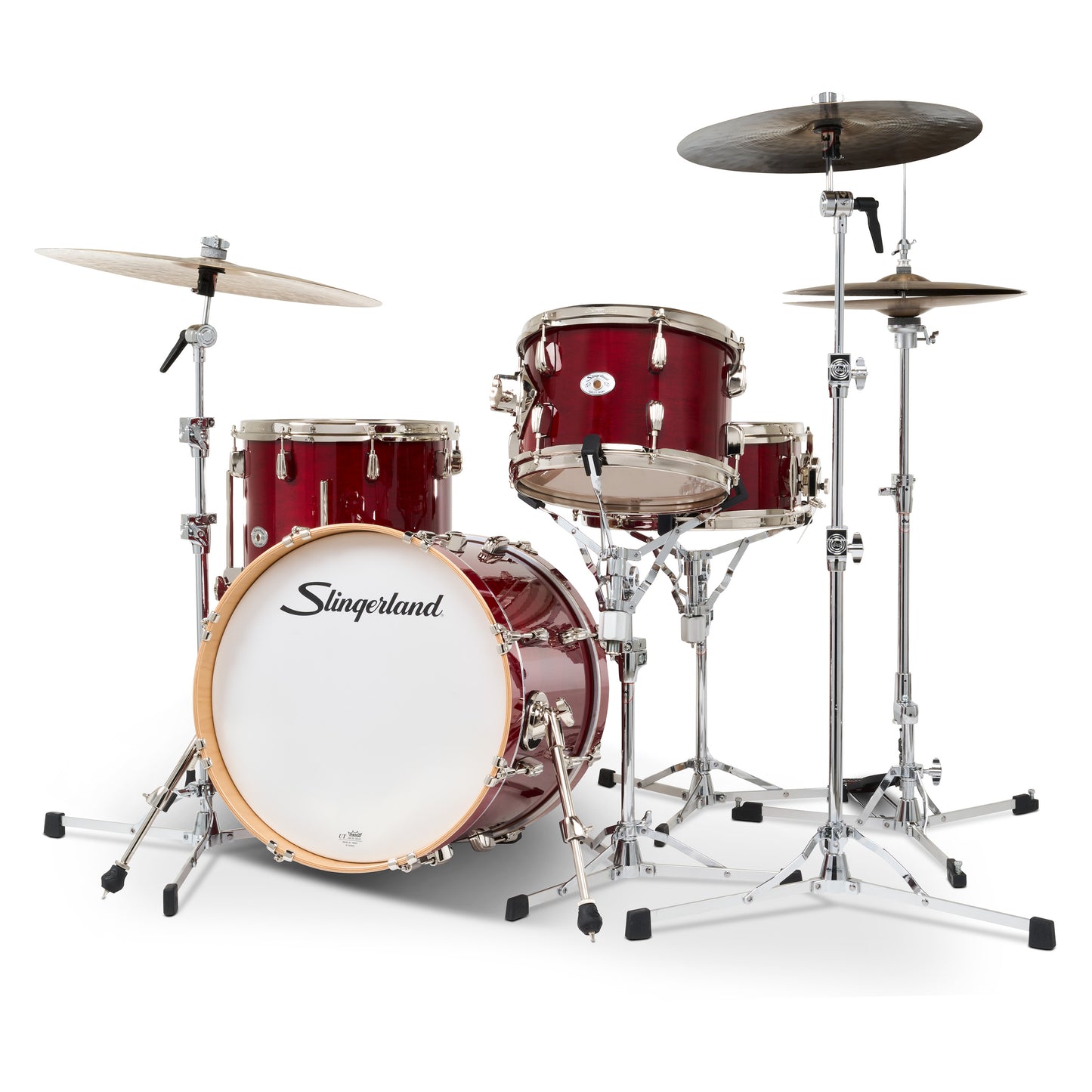 Slingerland Studio King Drum Set Royal Crimson Lacquer 18/12/14 w/ 5.5x14 Snare Drum