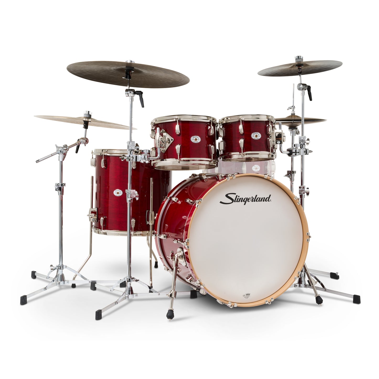 Slingerland Studio King Drum Set Royal Crimson Lacquer 22/10/12/16