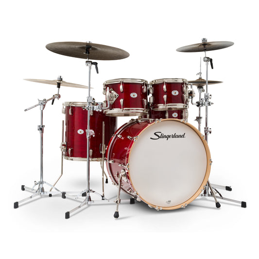 Slingerland Studio King Drum Set Royal Crimson Lacquer 22/10/12/16 w/ 6.5x14 Snare Drum