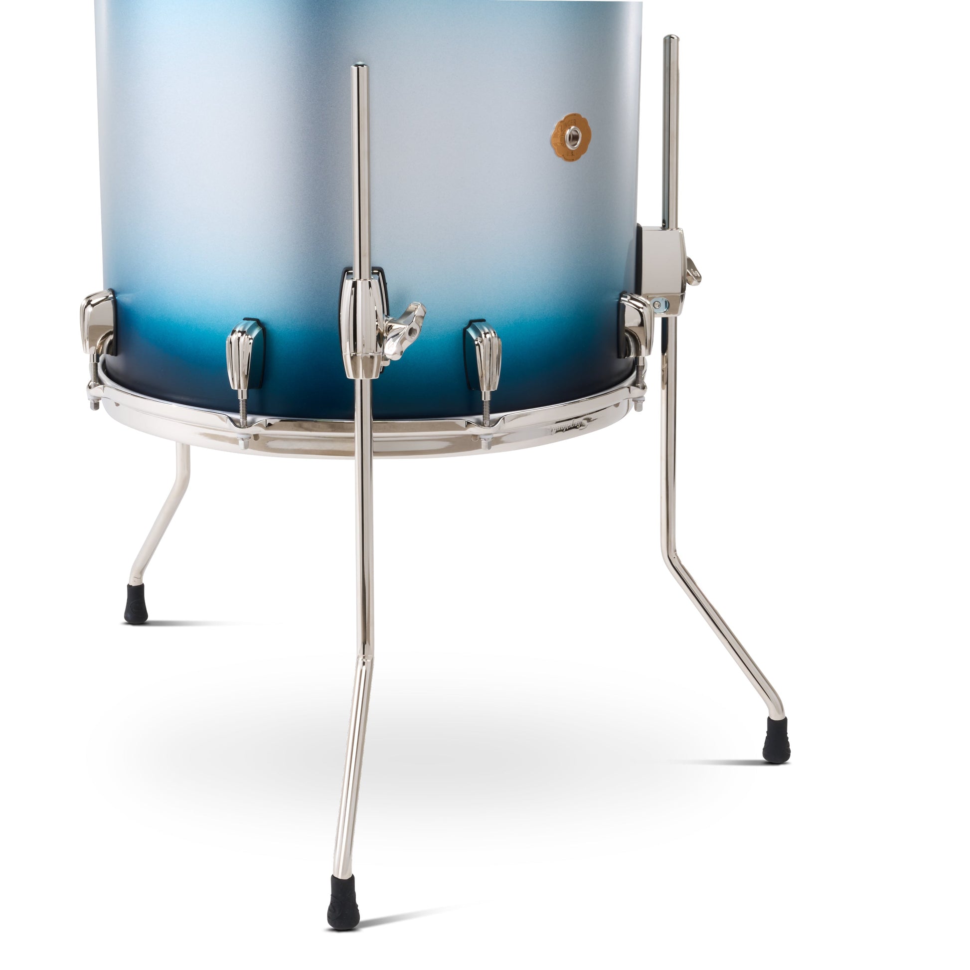 Slingerland Radio King 3-Ply Mahogany/Poplar Drum Set Silver & Blue Lacquer 22/13/16