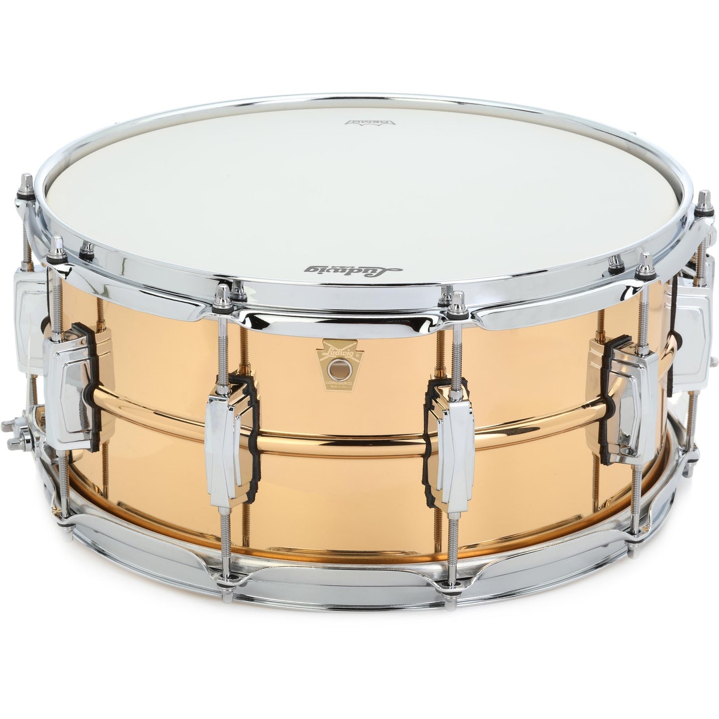 Ludwig LB552 Bronze Phonic 6.5x14 Snare Drum - B-Stock