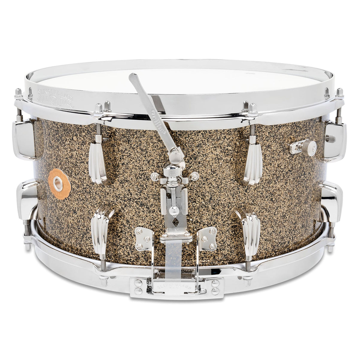 Slingerland Radio King 7x14 Solid Maple Snare Drum Gold Glass