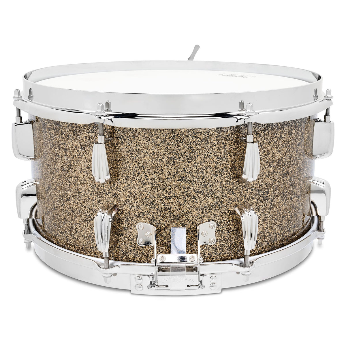 Slingerland Radio King 7x14 Solid Maple Snare Drum Gold Glass