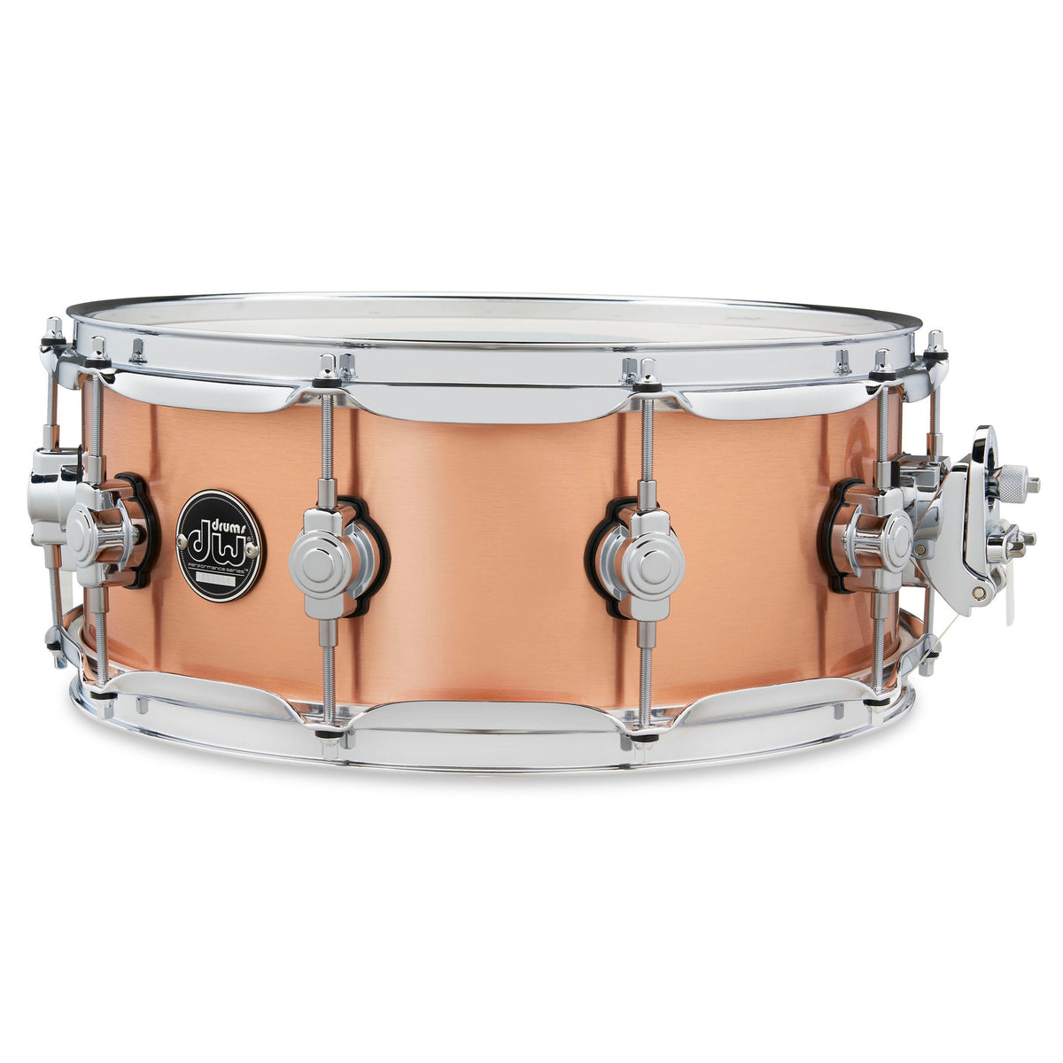 DW Performance Series 1mm Polished Copper 5.5x14 Snare Drum