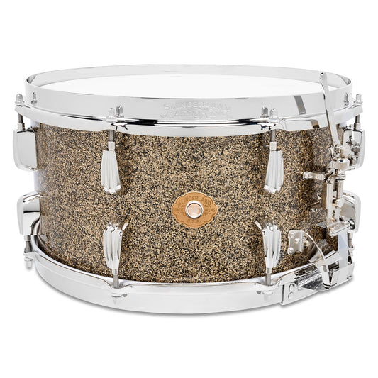Slingerland Radio King 7x14 Solid Maple Snare Drum Gold Glass
