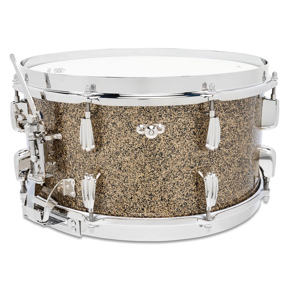 Slingerland Radio King 7x14 Solid Maple Snare Drum Gold Glass