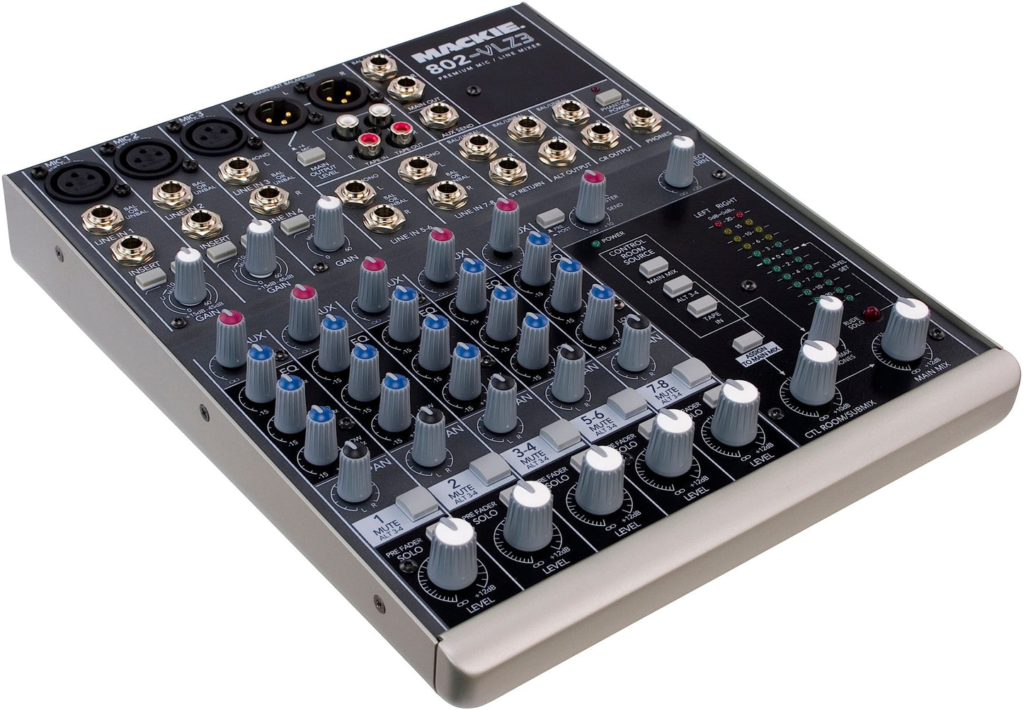 Mackie 802-VLZ3 Ultra Compact 8-Channel Mixer NOS