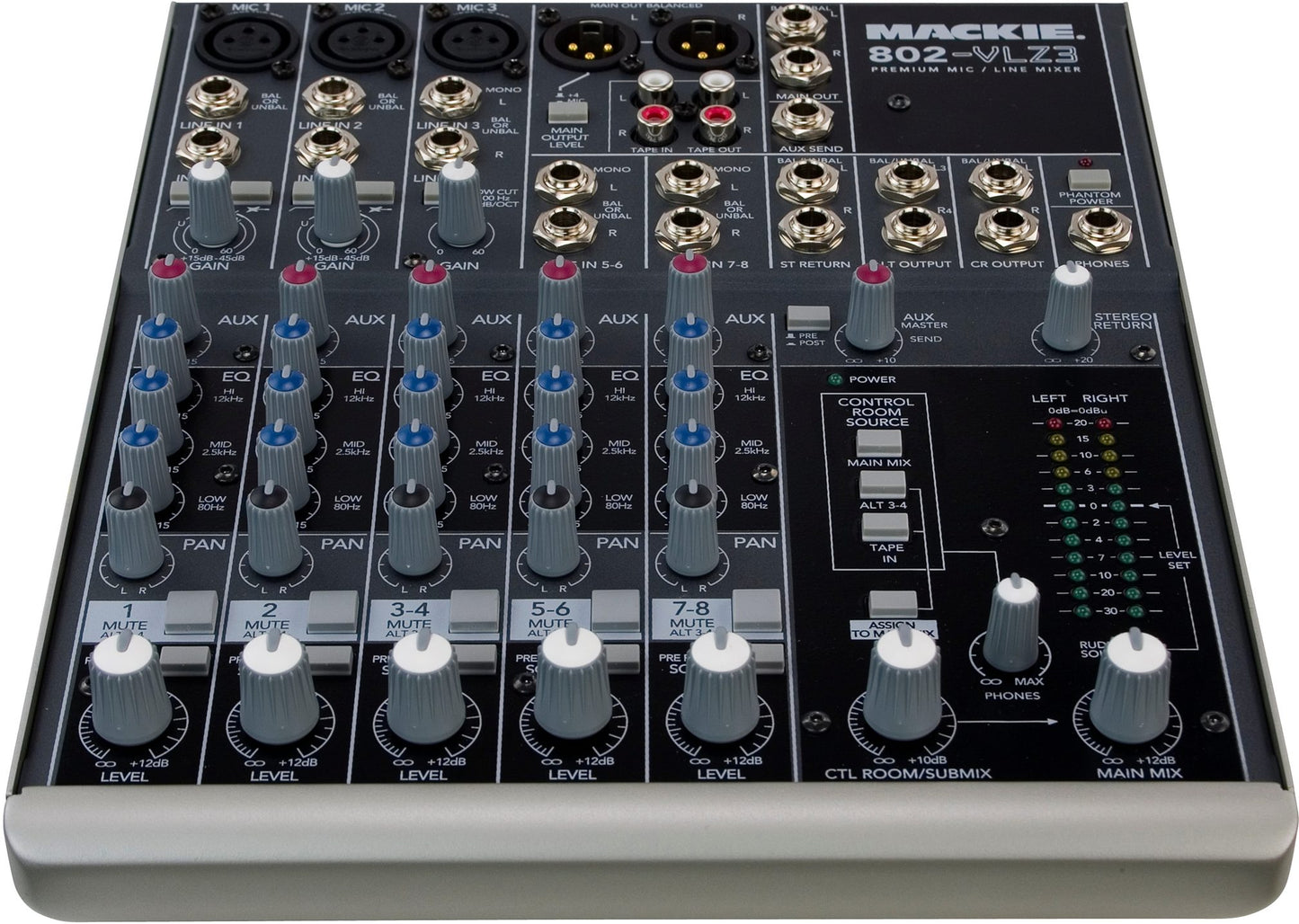 Mackie 802-VLZ3 Ultra Compact 8-Channel Mixer NOS