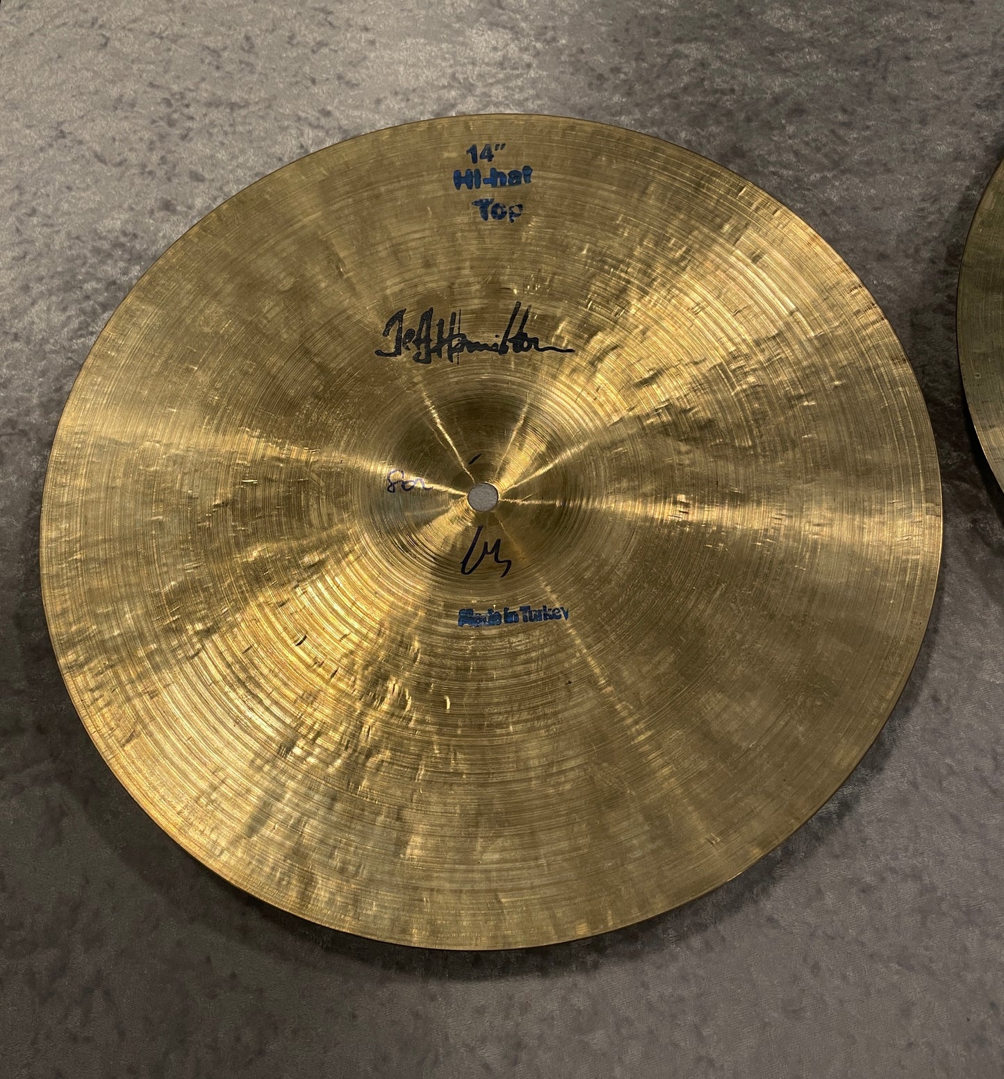 14" Bosphorus Hammer Series Jeff Hamilton Hi-Hat Cymbal Pair 808g/1186g *Video Demo*