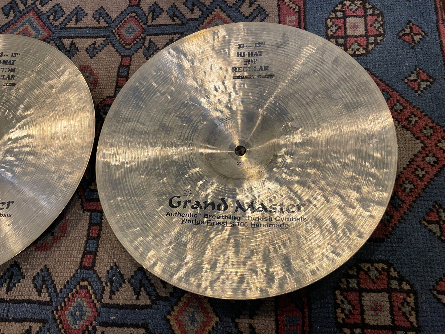 13" Grand Master Desert Glow Regular Hi-Hat Cymbal Pair 834g/888g