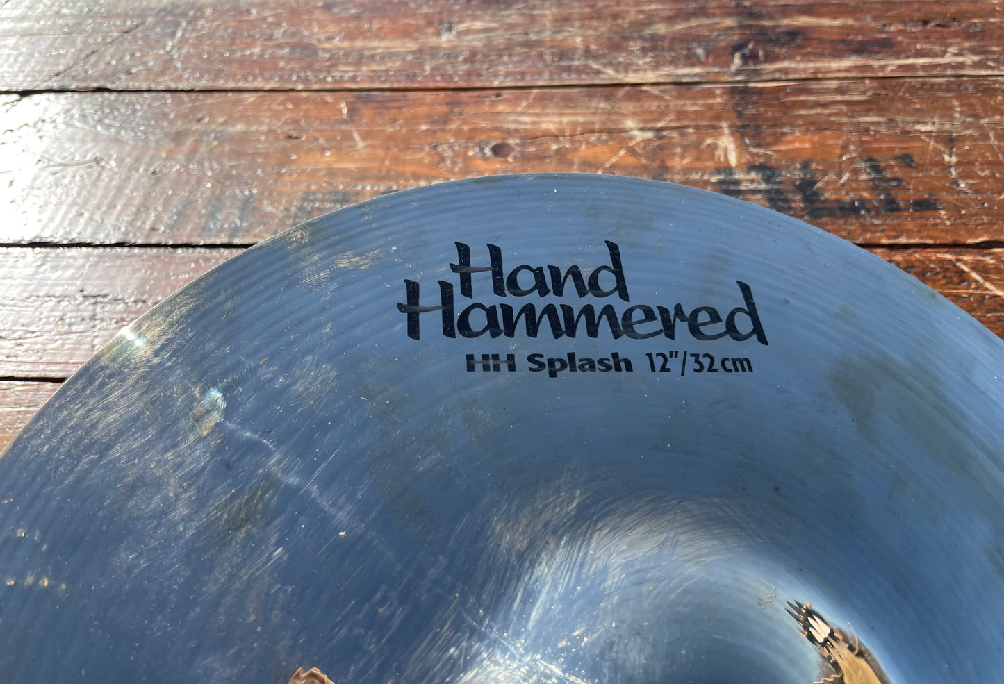 12" Sabian Hand Hammered HH Splash Cymbal Brilliant 392g