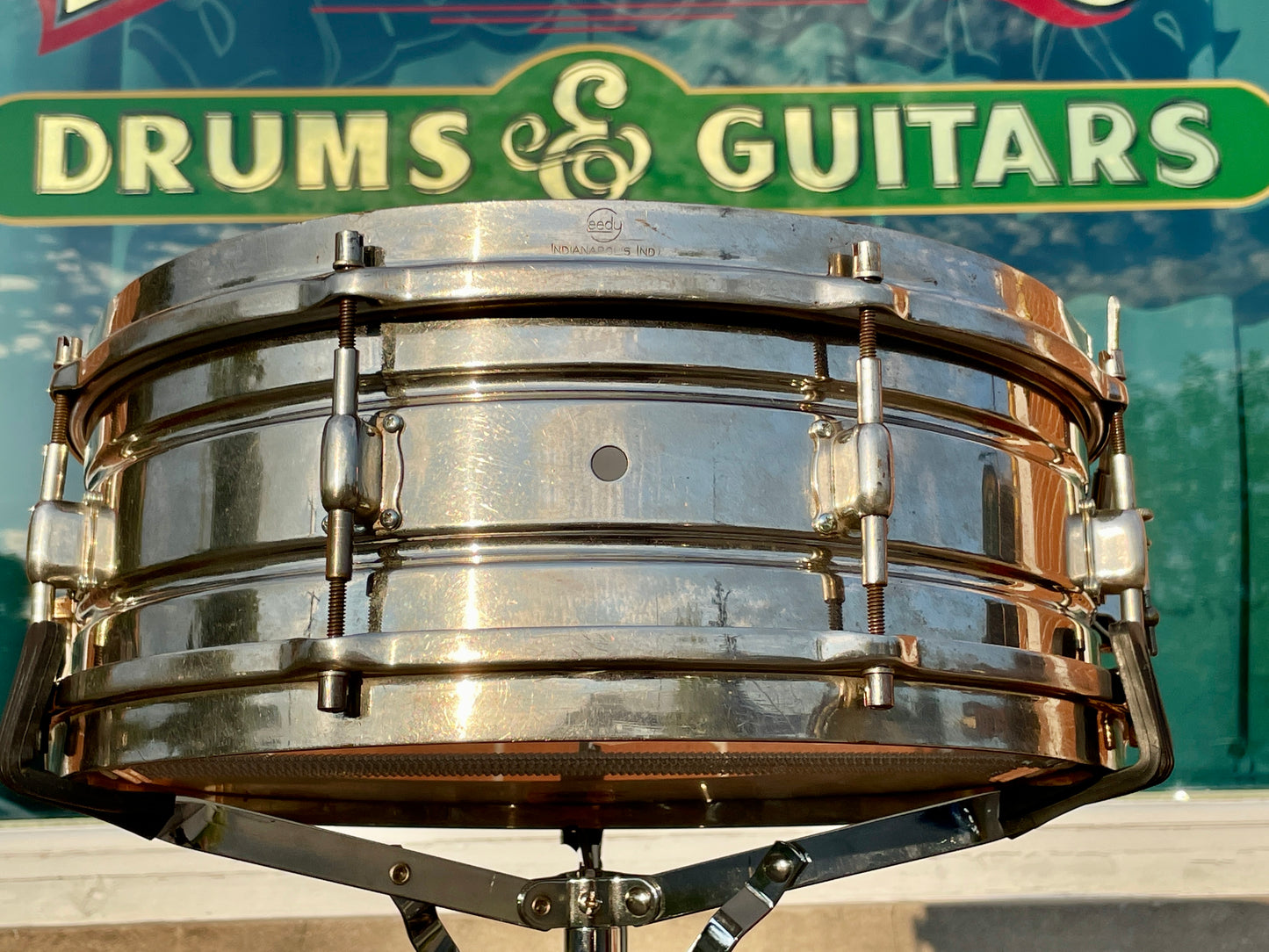 1920s Leedy 5x14 Multi Model Snare Drum Nickel Over Brass *Video Demo*