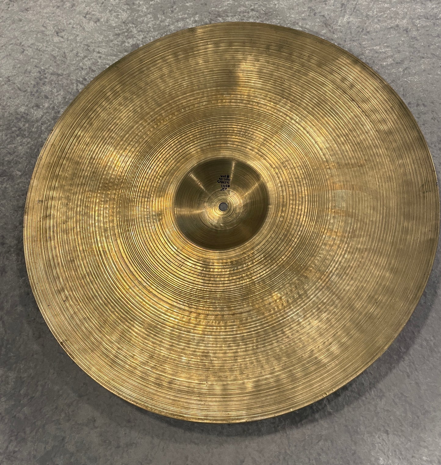 22" Zildjian A 1954-56 Large Block Stamp Ride Cymbal 2566g #801 *Video Demo*
