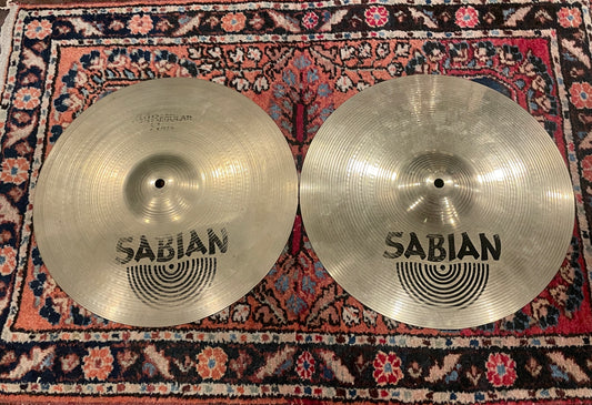 14" Sabian AA Regular Hats Hi-Hat Cymbal Pair 1050g/1548g