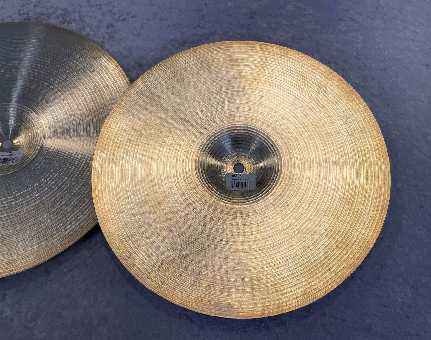 14" Zildjian A A8007 Armand Hi-Hat Cymbal Pair 956g/1242g