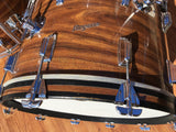 Early 1970s Rogers Celebrity Swivomatic Drum Set Koa 22/13/16