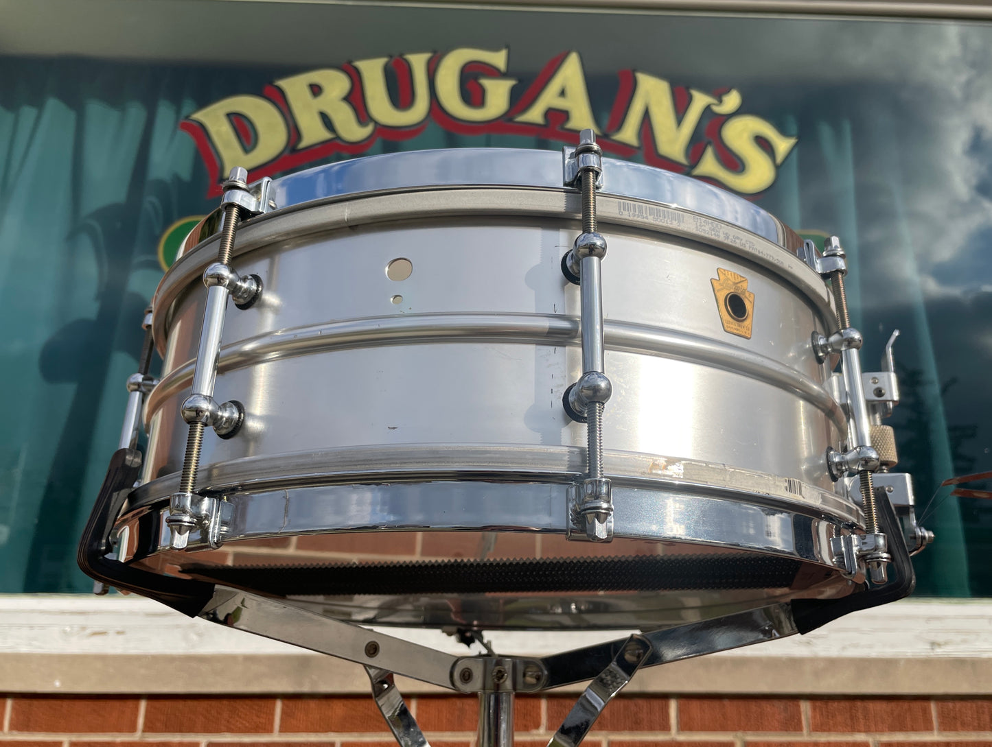 1960s Ludwig 5x14 Acrolite Snare Drum w/ P86 Millennium Throw-Off & Tube Lug Upgrades