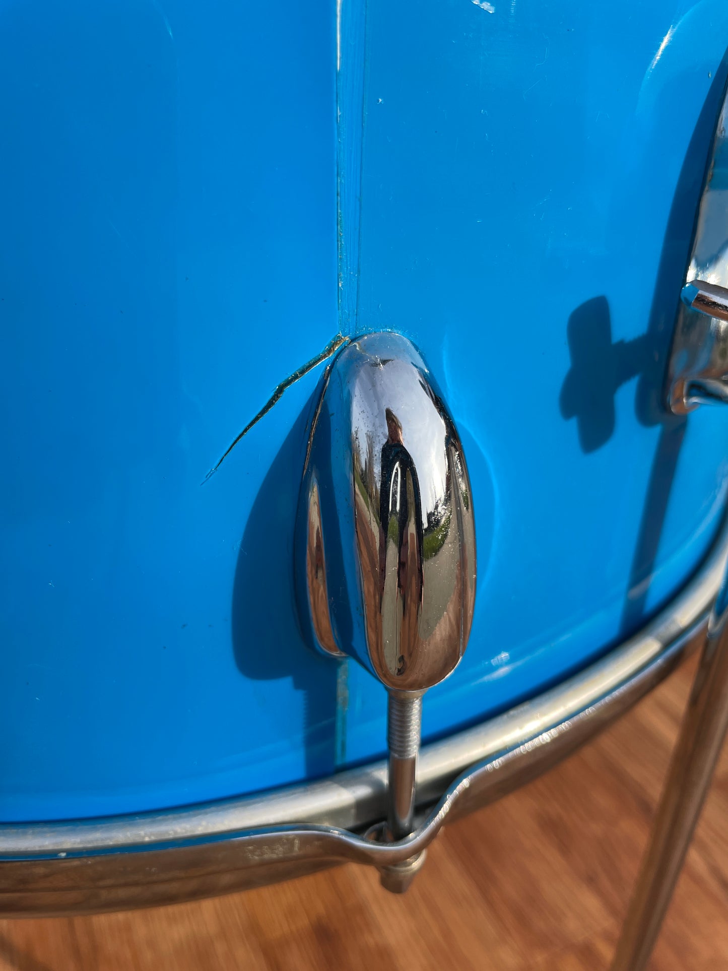 1970s Slingerland Modern Solo Outfit No. 2R Drum Set Blue Gloss