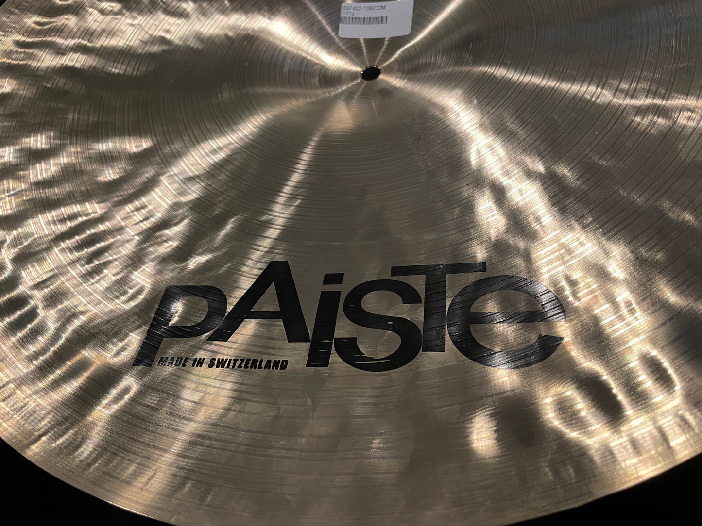 22" Paiste Masters Dark Crisp Ride Cymbal 3181g