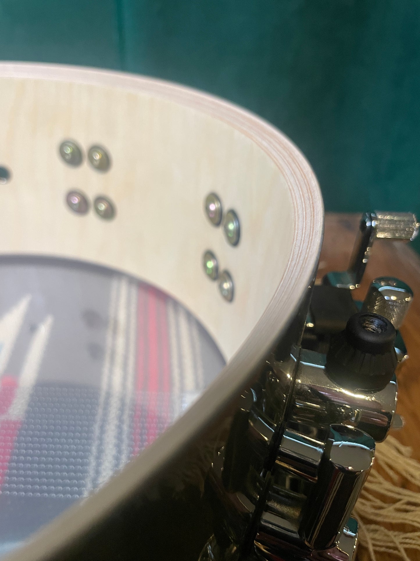 Sonor 5x12 Artist Series Snare Drum Green 12-Ply Birch