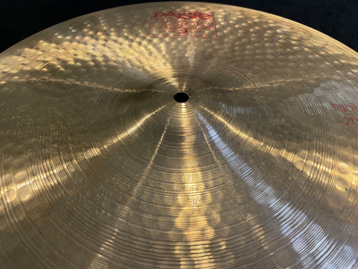 20" Paiste 1980s 2002 Ride Cymbal 2350g