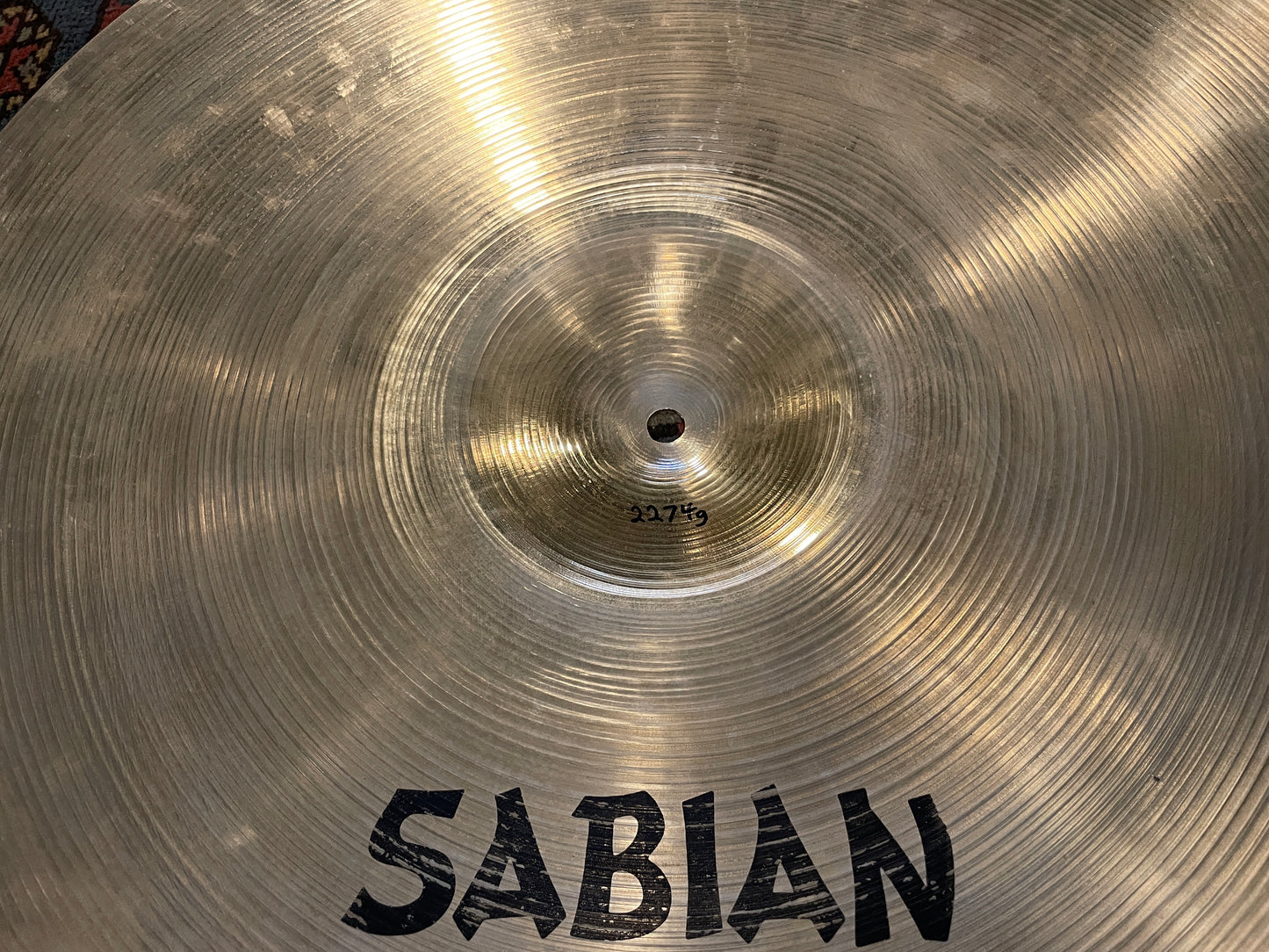 20" Sabian AA Medium Ride Cymbal 2274g