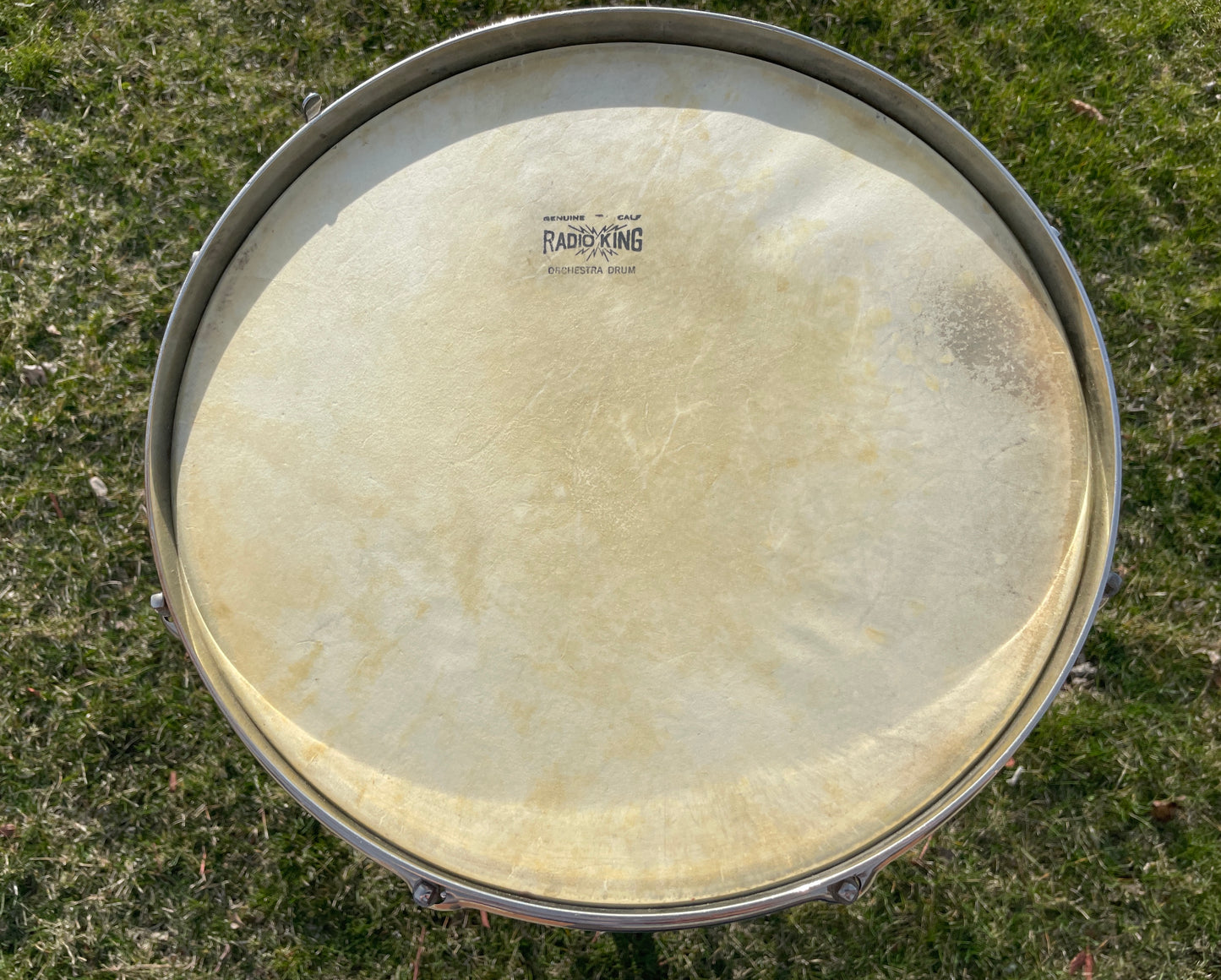 1930s-1940s Slingerland 6.5x14 Radio King Snare Drum 3-Ply