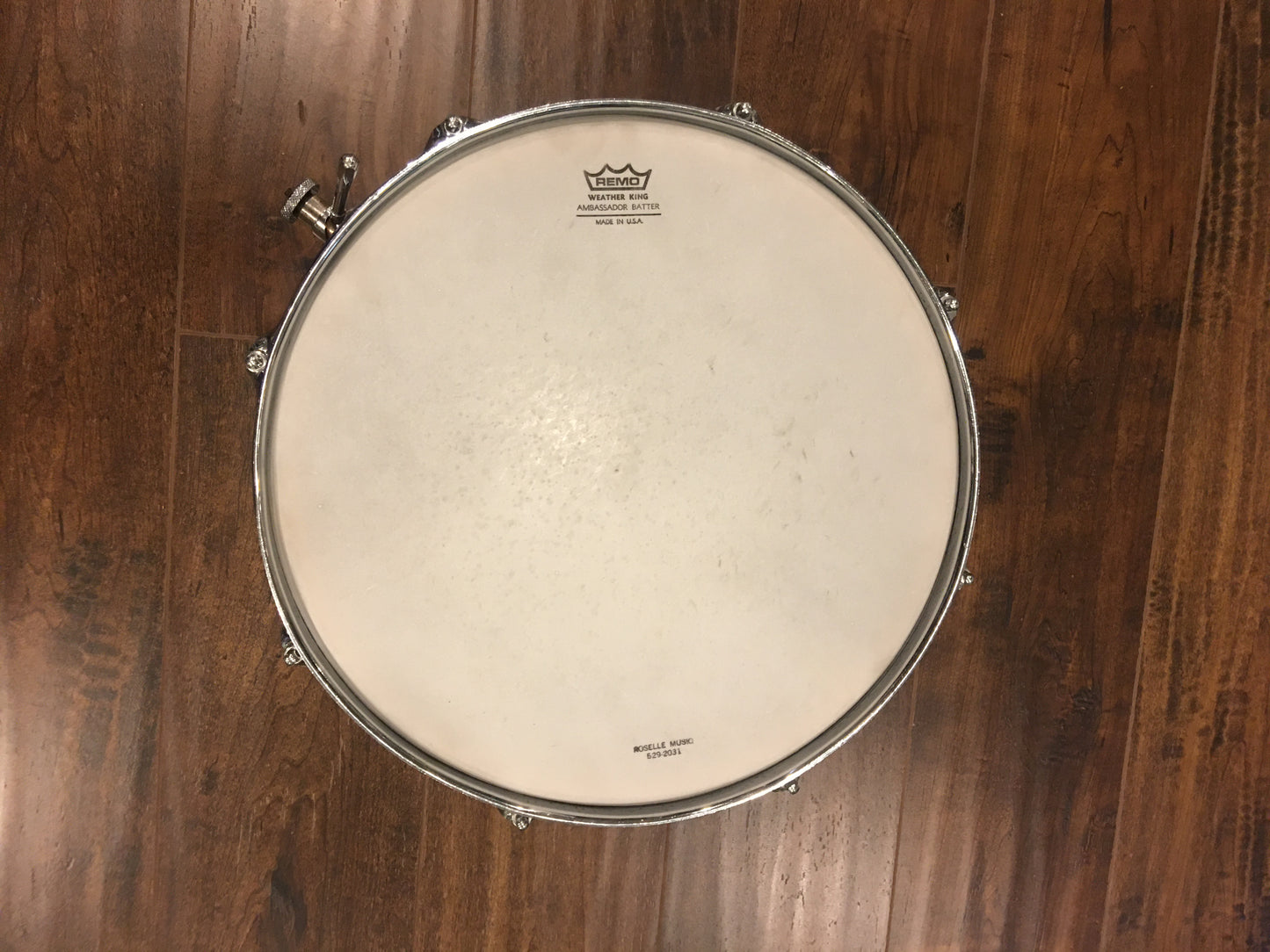 1957 WFL Ludwig 5.5x14 Buddy Rich Super Classic Snare Drum White Marine Pearl