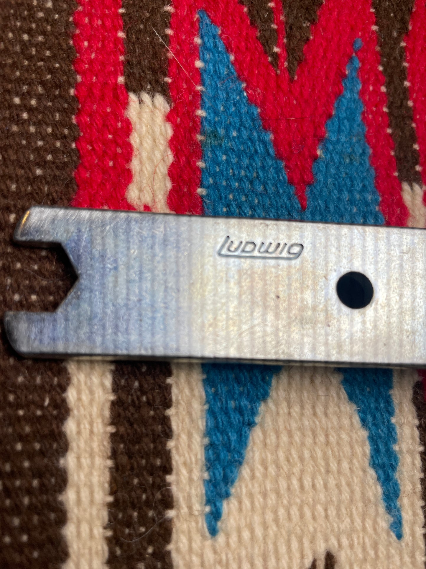 1960s-1970s Ludwig Drum Rail Console Wrench Key