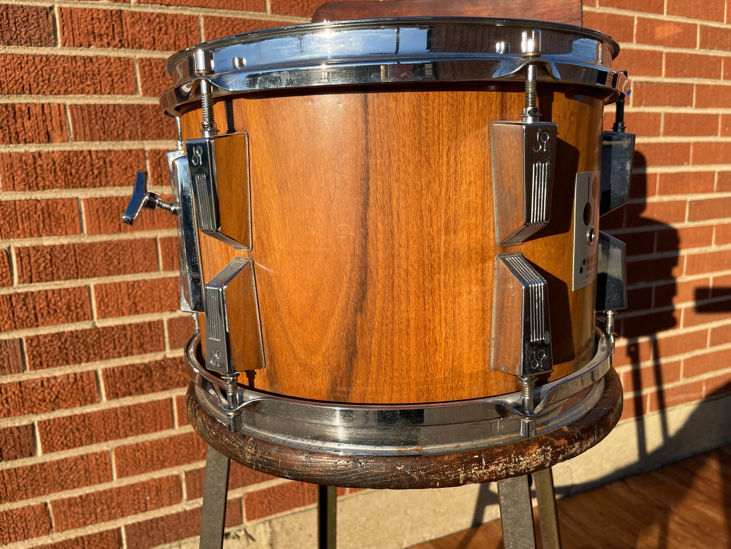 1980s Sonor Phonic 12x8 Tom Drum Rosewood 8x12 T7022