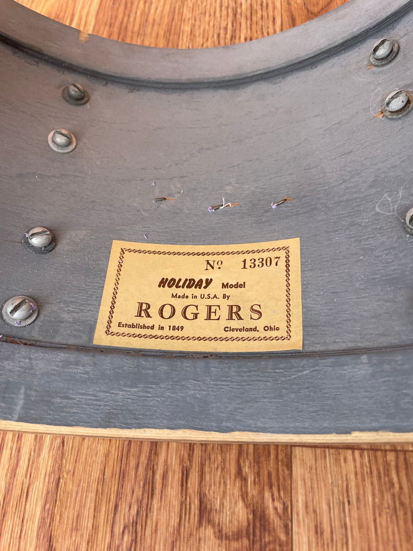 1959 Rogers Holiday Drum Set Purple Diamond Pearl 20/12/16/5x14