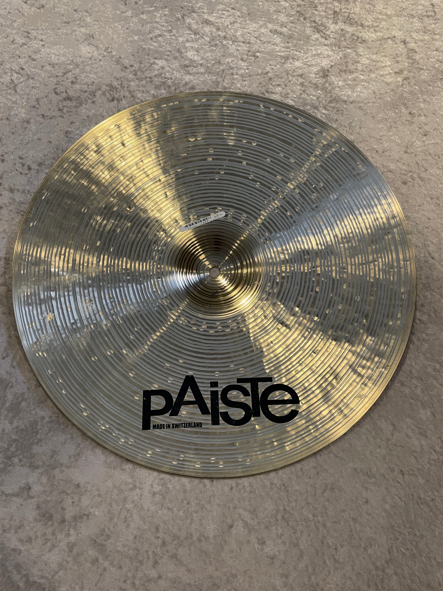 17" Paiste Twenty Series Prototype Crash Cymbal 1377g