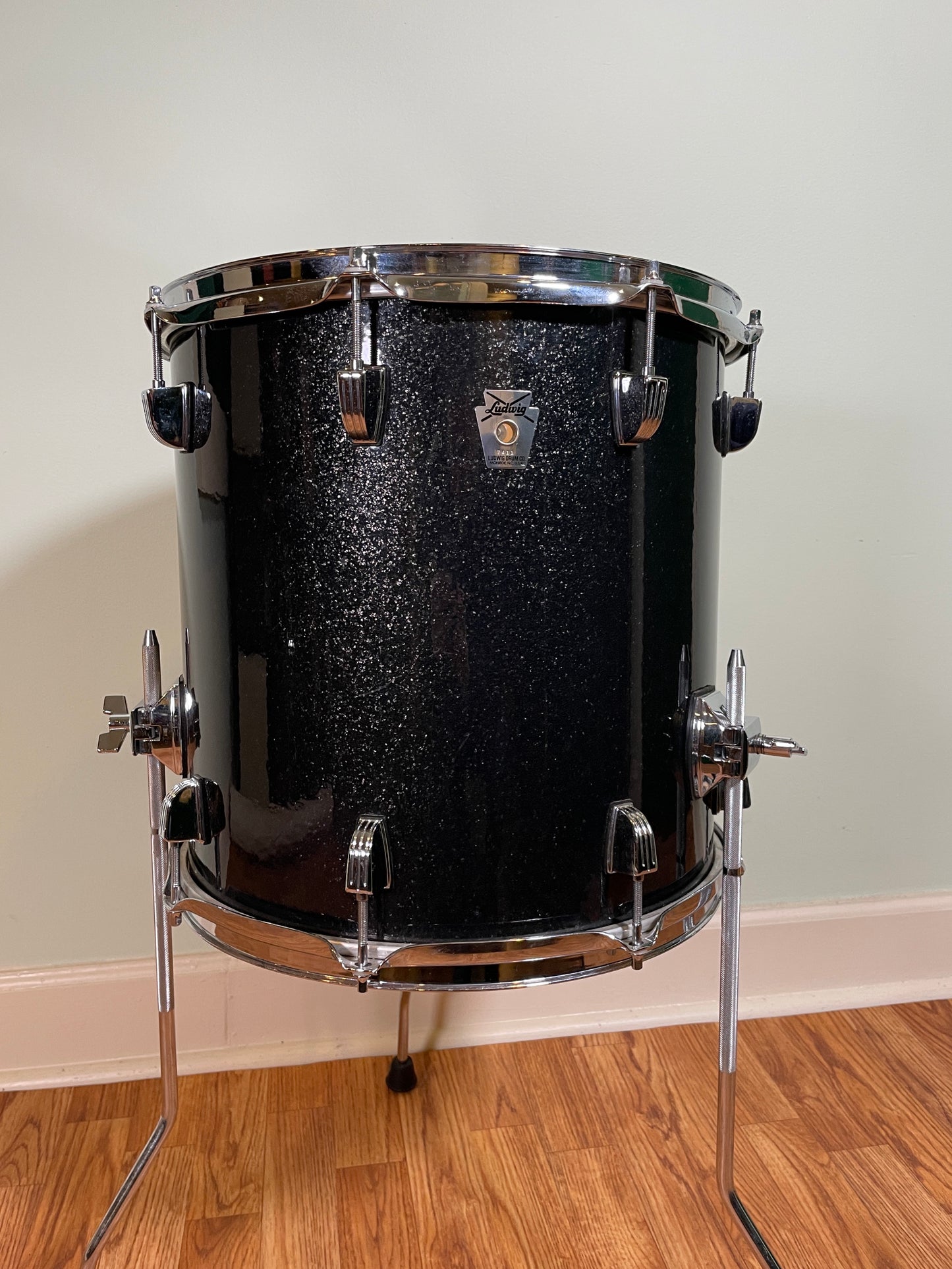 Ludwig Classic Birch Drum Set Black Sparkle 20-10-12-14-5x14