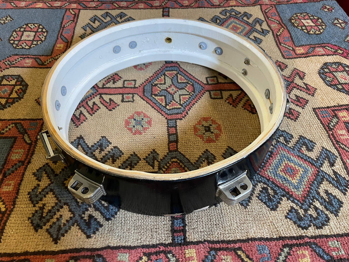 1960s Ludwig 3x13 Jazz Combo Snare Drum Black Lacquer
