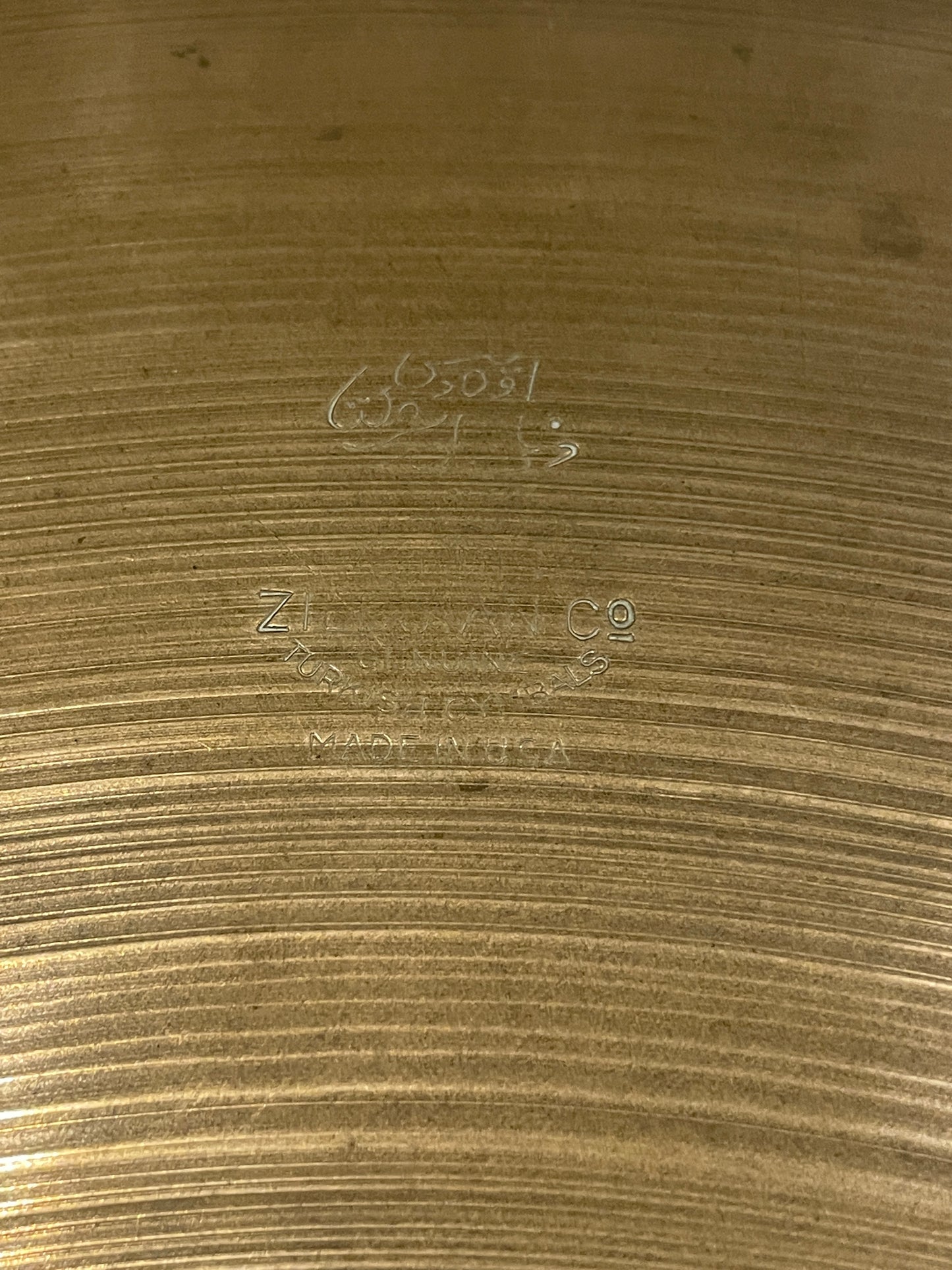 20" Zildjian A 1951-1952 Trans Stamp III Ride Cymbal 1908g #813 *Video Demo*